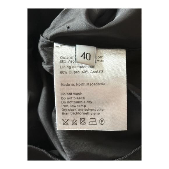 Gauge81 dress Natal draped grain de poudre minidress black size 40 (US 10) - Picture 5 of 9